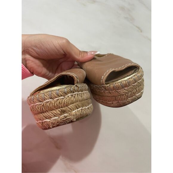 Authentic Prada Leather Espadrilles Size 38.5 - Picture 11 of 16